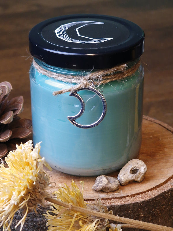 Geurkaars in pot (mintkleur) - Kersenbloesem