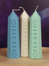 Kaars Maanfasen Blauw