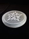 Oplaadplaat Seleniet Pentagram